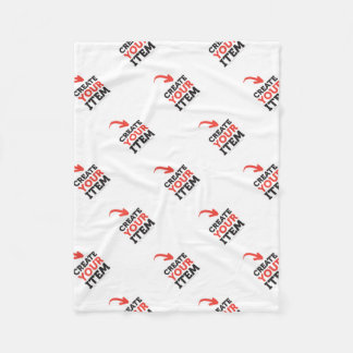 CREATE-YOUR-OWN DIY Custom upload your design Fleece Blanket