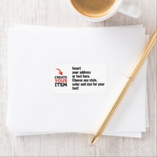 CREATE-YOUR-OWN DIY Custom Upload your design Label