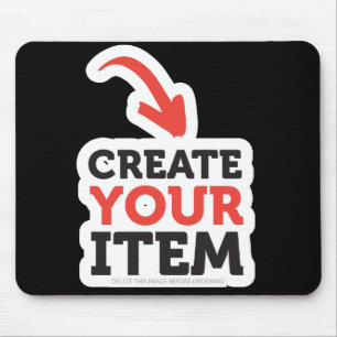 CREATE-YOUR-OWN DIY Custom upload your design Mous Mouse Pad