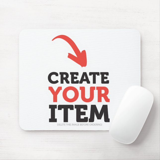 CREATE-YOUR-OWN DIY Custom upload your design Mouse Pad (With Mouse)