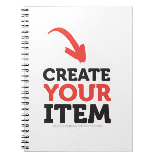 CREATE-YOUR-OWN DIY Custom upload your design Notebook