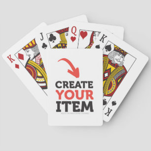 CREATE-YOUR-OWN DIY Custom upload your design Playing Cards