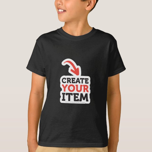 CREATE-YOUR-OWN DIY Custom upload your design T-Shirt (Front)