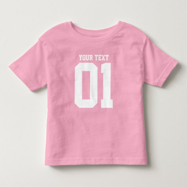 CREATE-YOUR-OWN DIY Custom upload your design Toddler T-Shirt (Front)