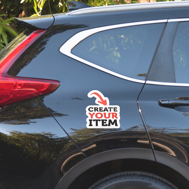 CREATE-YOUR-OWN DIY Upload your design die-cut (Car Side)