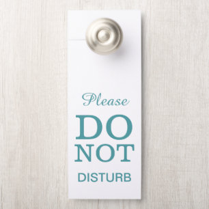 Create Your Own Do Not Disturb Wedding Door Hanger