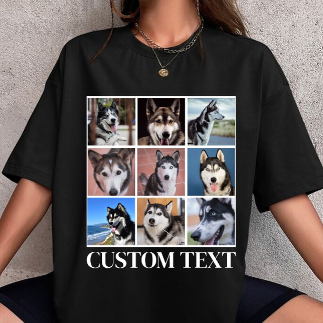 create your own Dog Pet Photo Animal custom 90s T-Shirt (Creator Uploaded)