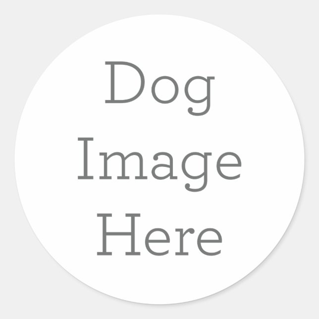 Create Your Own Dog Sticker Gift (Front)