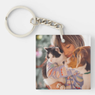 Create Your Own Double Sided 2 Photo Upload Pictur Key Ring