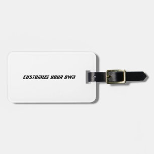 Create Your Own Double-Sided Luggage Tag