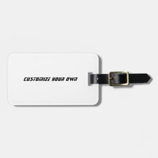 Create Your Own Double-Sided Luggage Tag