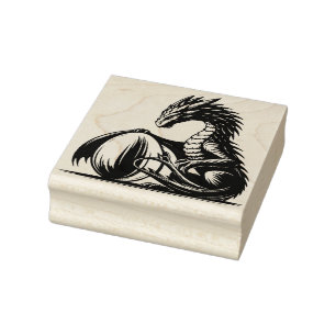 Create Your Own Dragon Matriarch Egg Nest Rubber Stamp