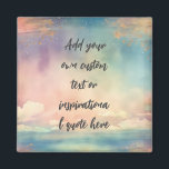 Create Your Own Dreamy Ocean Motivational Quote Magnet<br><div class="desc">Add your chosen quote to the box and create your own unique custom inspirational or motivational quote magnet. Click customise to edit font,  font size,  and text colour.</div>