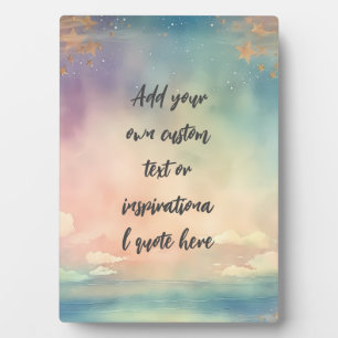Create Your Own Dreamy Ocean Motivational Quote Plaque