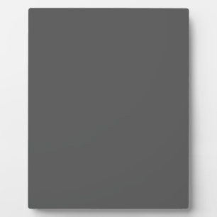 Create Your Own editable dark grey Plaque