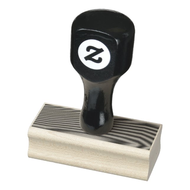 Create Your Own editable dark grey Rubber Stamp (Stamp)