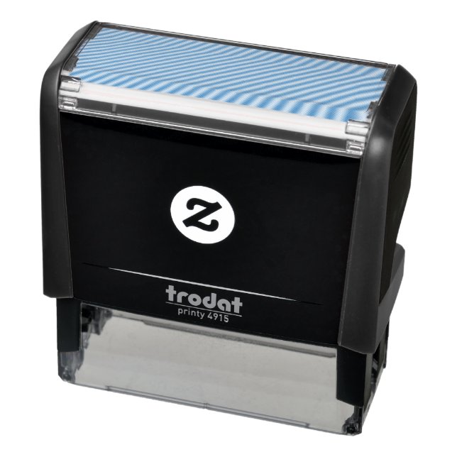 Create Your Own editable dark grey Self-inking Stamp (Product)
