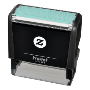 Create Your Own editable dark grey Self-inking Stamp