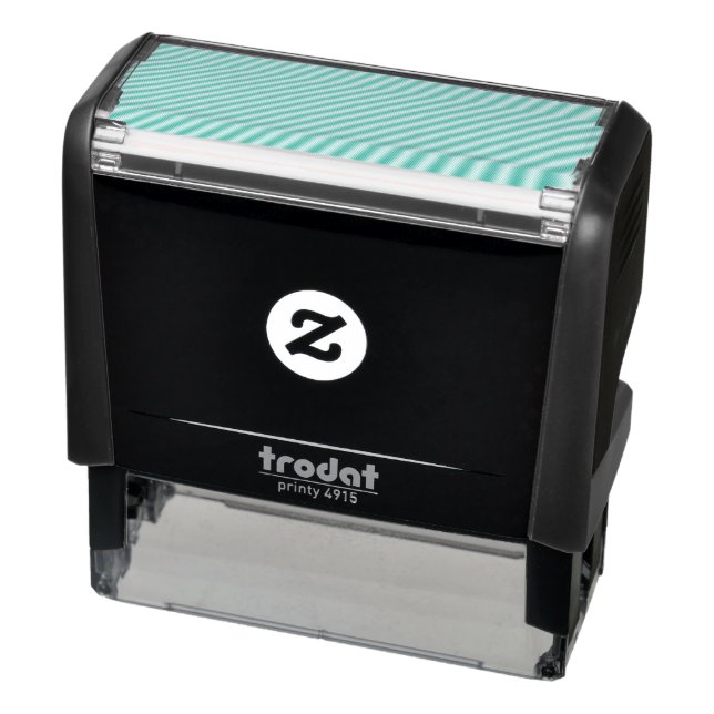 Create Your Own editable dark grey Self-inking Stamp (Product)