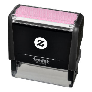 Create Your Own editable dark grey Self-inking Stamp