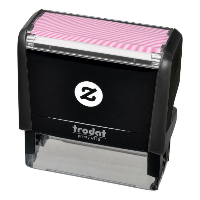 Create Your Own editable dark grey Self-inking Stamp (Product)