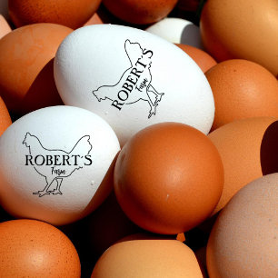 Create Your Own Egg Rubber Stamp