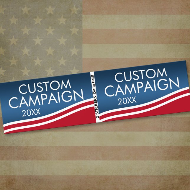 Create Your Own Election Design Bumper Sticker (Bumper Sticker)