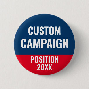 Create Your Own Election Design Campaign Button