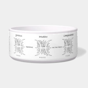 Create Your Own Elegant Black & White Pisces