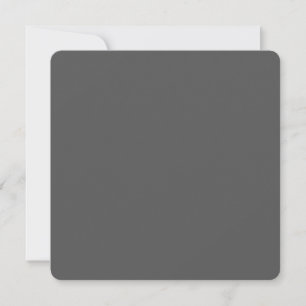 Create Your Own elegant dark gray Card