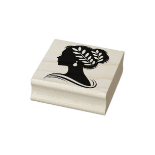 Create Your Own Elegant Grecian Goddess Rubber Stamp