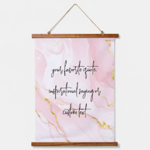 Create Your Own Elegant Modern Custom Quote Hanging Tapestry