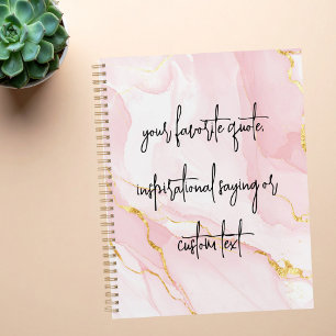 Create Your Own Elegant Modern Custom Quote Planner