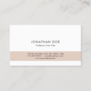 Create Your Own Elegant Modern Simple Template Business Card
