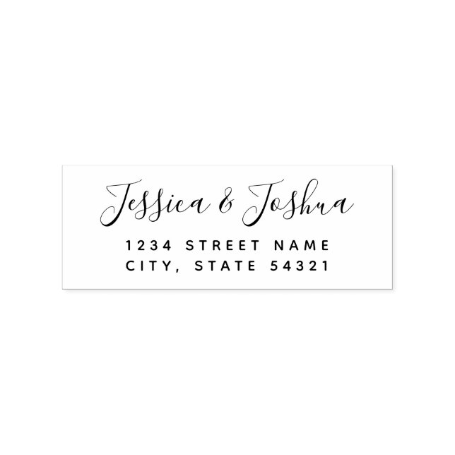 Create Your Own Elegant Return Address Rubber Stamp (Imprint)
