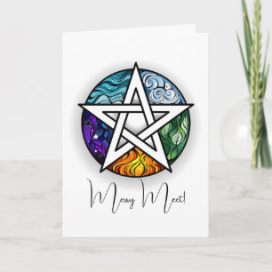 Create Your Own Elemental Pentacle Card