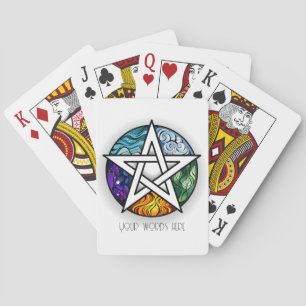 Create Your Own Elemental Pentacle Playing Cards