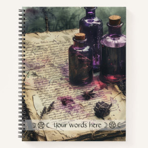 Create Your Own Elixir Bottles Apothecary Recipes Notebook