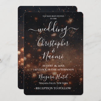 Create Your Own Embers & Fireworks Invitation