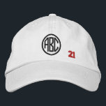 Create Your Own Embroidered Custom Monogram V21 Hat<br><div class="desc">Create Your Own Embroidered Custom OCTAGON STYLE 10 Monogram V21 BASEBALL CAP DIY! Design your own baseball cap on Zazzle. Our design tool allows you to upload and add your own artwork, design, or photos to make your own one of a kind baseball cap. You can add text using a...</div>
