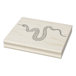 Create Your Own Enchanted Scaley Snake Serpent Rubber Stamp