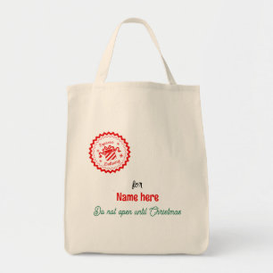 Create Your Own Express Delivery Christmas Sack Tote Bag