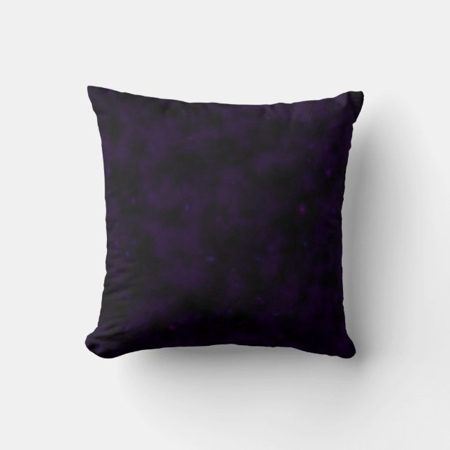 Create Your Own - Extra Dark Grunge Texture Purple Cushion (Front)