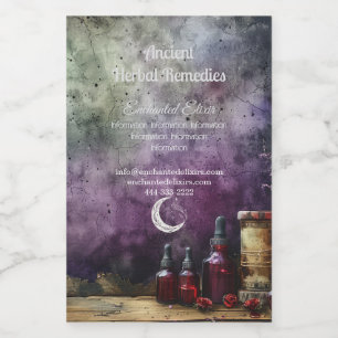 Create Your Own Extract Bottles Apothecary Wine Label