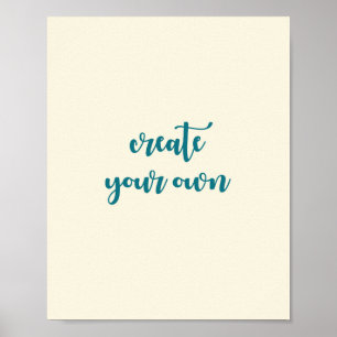 Create Your Own Fab Fun Shower Poster