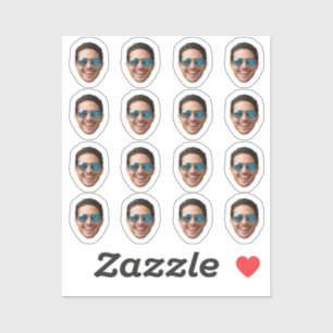 Create Your Own Face Stickers, Personalized Photo 