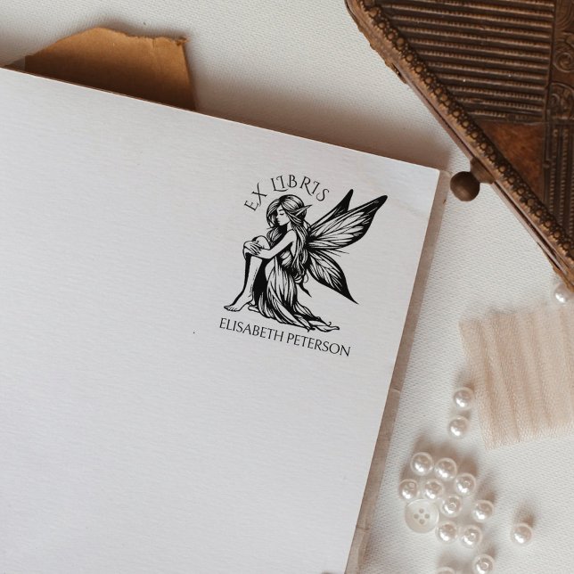 Create Your Own Fairy Book  Rubber Stamp (Creator Uploaded)