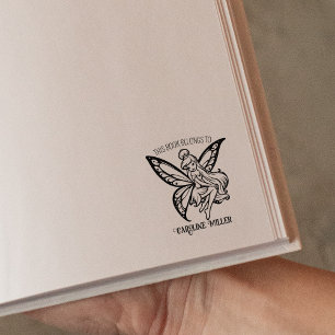 Create Your Own Fairy Book Rubber Stamp