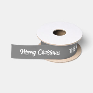 Create Your Own Family Christmas Personalised Satin Ribbon