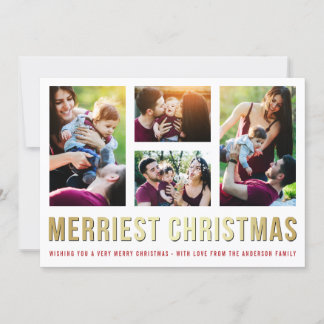 Create Your Own Family Christmas Photo Holiday Card